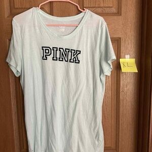 PINK Victoria's Secret Light Blue T-Shirt
